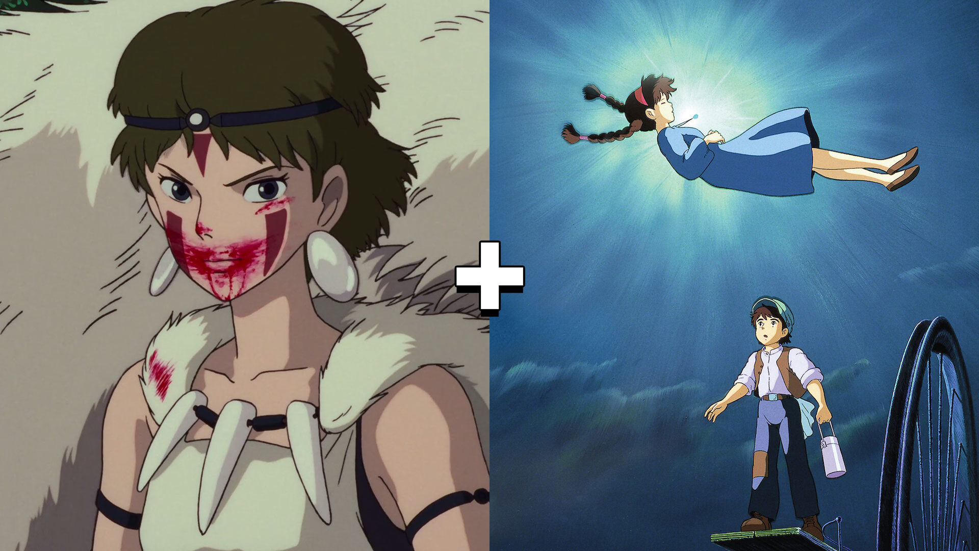 Princess Mononoke + Laputa: Castle in the Sky
